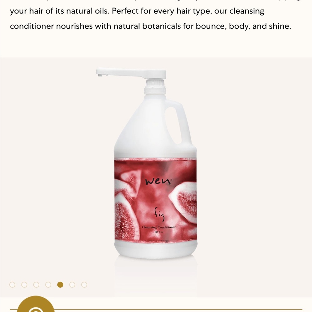 Wen  128 ounce Fig cleansing moisturizing conditioner SALE $98 Retail $210